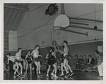 Linfield College Men's Basketball Game, 1947