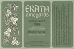 Erath Vineyards 1976 Appellation Yamhill County Pinot Noir Wine Label