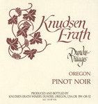 Knudsen Erath Winery Dundee Villages Oregon Pinot Noir Wine Label