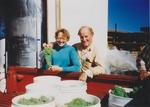Philippe and Bonnie Girardet with Grapes