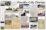 <em>Launching through the Surf</em> Traveling Exhibit Panel 07: Pacific City Dories by Tyrone Marshall and Brenda DeVore Marshall