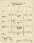 McHarness Grades, Fall 1924 by Robert C. McHarness