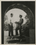 Coach Henry Lever and Student by Unknown