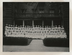 Portrait of Nursing Students in front of the Nurses' Home by Acme Photo