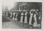 Nursing Students Waiting for Commencement by Unknown