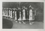 Nursing Graduates Outside Church 03 by Unknown