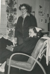Nursing Students Posing in Dormitory Room by Unknown
