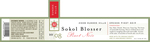 Sokol Blosser 2008 Pinot Noir Wine Label by Sally Morrow and Kate Zimmerman